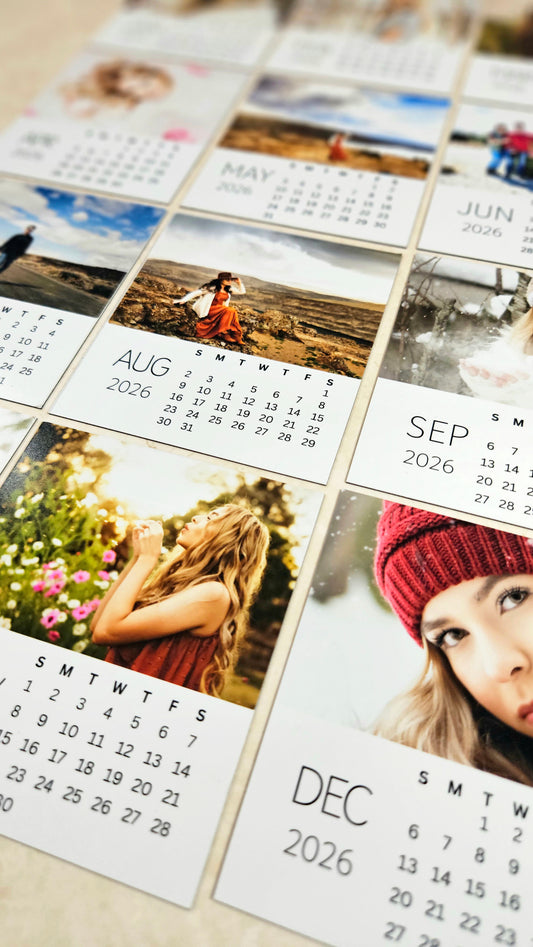 Custom Photo Calendar Magnets