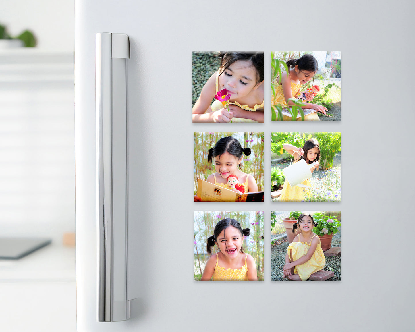 Custom Photo Magnets Set of 9
