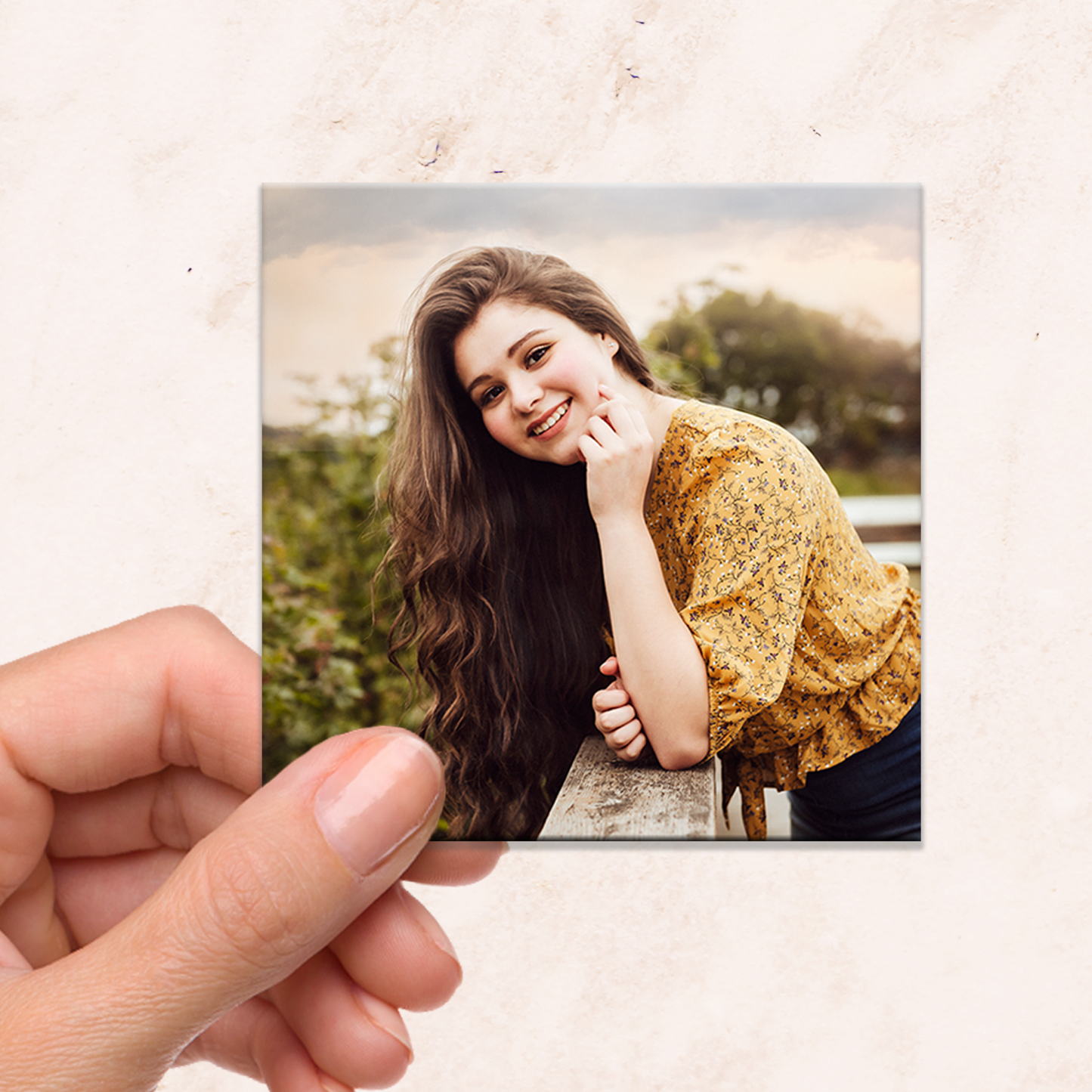 Custom Photo Magnets Set of 9